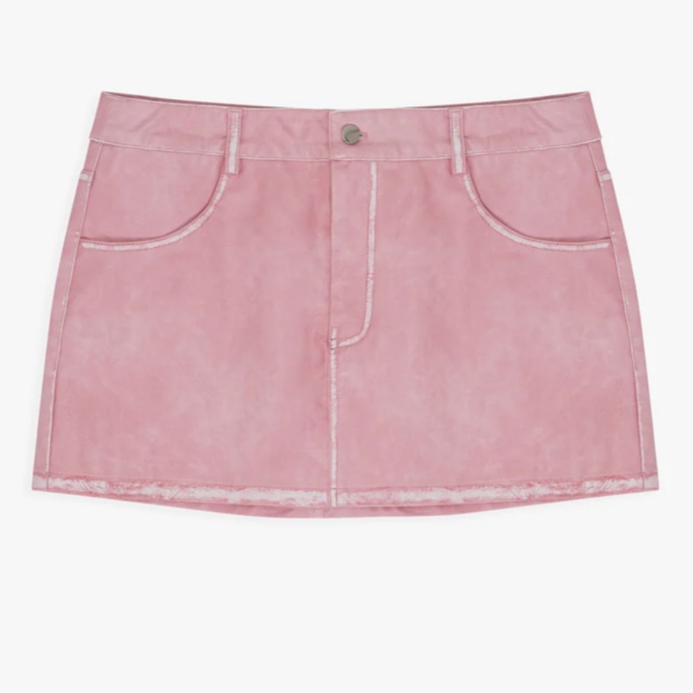 Lisa Says Gah Blush Pink Mini Skirt
